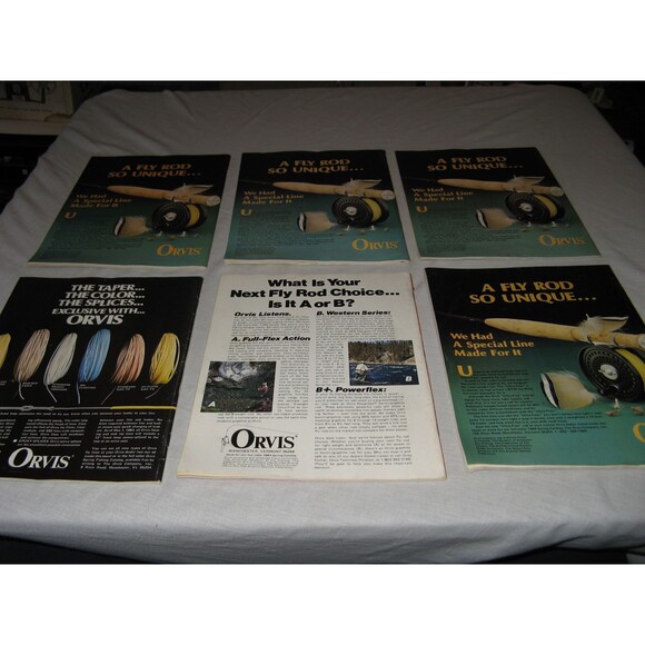 Lot Of 6 Different Fly Fisherman Magazine From 1984 Trout Orvis Fishing Reels - Picture 4 of 4